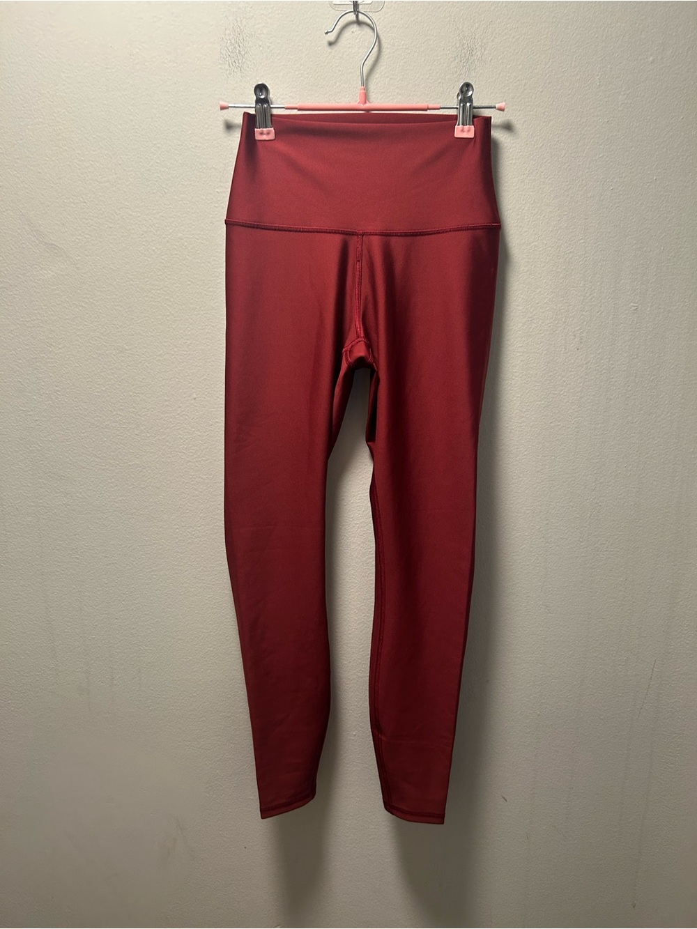 ALO Yoga High-Waist Burgundy Leggings